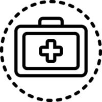 line icon for treatment vector