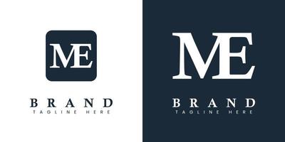 Modern Letter ME Logo, suitable for any business or identity with ME or EM initials. vector