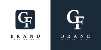 Modern Letter GF Logo, suitable for any business or identity with GF  FG initials. vector