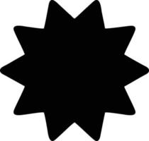 icono de sol en fondo blanco, ilustración del símbolo de icono de sol en negro sobre fondo blanco vector