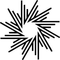 sun icon in white background, illustration of sun icon symbol in black on white background vector