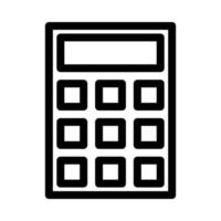 Calculator icon isolated on white background. Vector illustration. EPS 10.