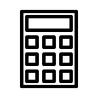 icono de calculadora aislado sobre fondo blanco. ilustración vectorial eps 10. vector