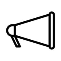 Megaphone or loudspeaker icon on white background. Vector illustration. EPS 10.