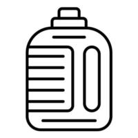 Wash Packages Line Icon vector