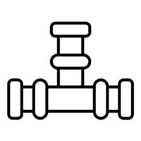 Pipeline Line Icon vector