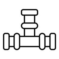 Pipeline Line Icon vector