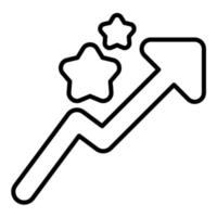 Performance Management Line Icon vector