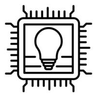 Proprietary Technology Line Icon vector
