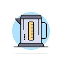 Boiler Coffee Machine Hotel Abstract Circle Background Flat color Icon vector