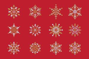 Snowflake Christmas design background vector illustration