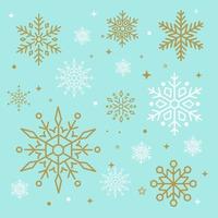 Snowflake Christmas design background vector illustration