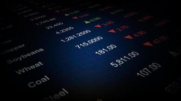 abstract background of stock market The commodity Economic prices index table vector