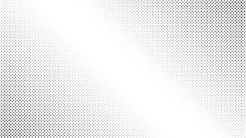 Halftone pattern background vector, abstract wallpaper template with black and white color halftone effect vector