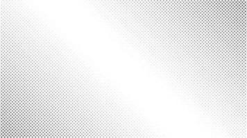 Halftone pattern background vector, abstract wallpaper template with black and white color halftone effect vector