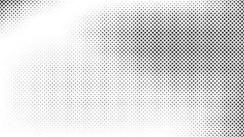 Halftone pattern background vector, abstract wallpaper template with black and white color halftone effect vector