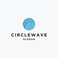 Circular Wave Symbol Vector