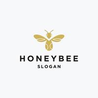 Honey Bee concepts logo vector graphic abstract template