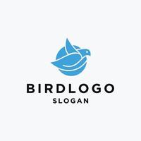 Bird logo template vector illustration design