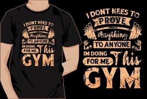 Gym fitness CrossFit workout vector elements and t shirt free download