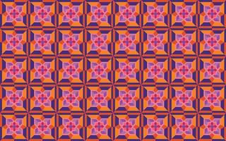 diseño de patrón de forma geométrica de mosaico, patrón sin costuras de vector de moda. póster de arte minimalista de geometría con forma y figura simples. diseño de patrón de vector abstracto