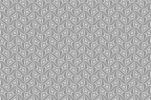 seamless gray symmetrical abstract pattern on white background, texture, design photo