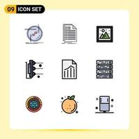 9 Creative Icons Modern Signs and Symbols of scanner printing invoice factory living Editable Vector Design Elements