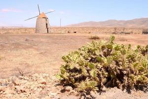 Arid landscape view photo