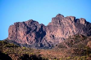 Rocky landscape on the Canary Islands photo