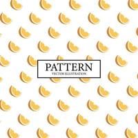 Pattern background of fresh orange orange slices - Vector