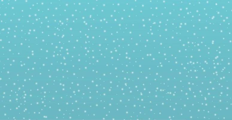White falling snow on transparent background - illustration