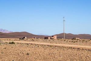 Desert landscape view photo