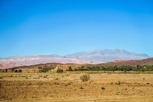 Desert landscape view photo