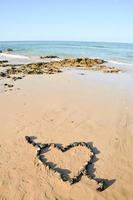 Abandoned sandy beach photo