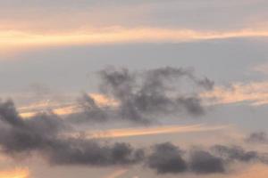 vista del cielo al atardecer foto