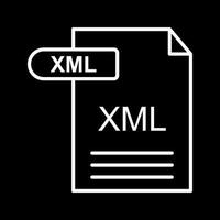 icono de vector xml