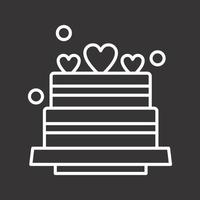 Wedding Cake Vector Icon