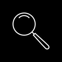 Unique Magnifier Vector Icon