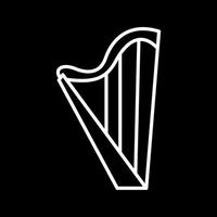 Harp Vector Icon