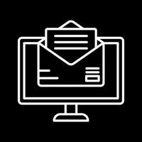 icono de vector de correo