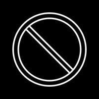 Prohibited Vector Icon