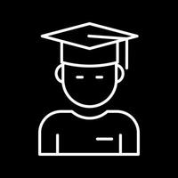 Graduate Student Vector Icon