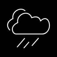 icono de vector de lluvia