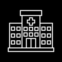 icono de vector de hospital