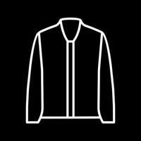 icono de vector de chaqueta