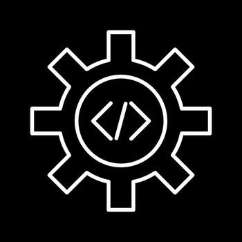 Unique Code Optimization Vector Icon