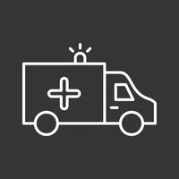 Ambulance Vector Icon