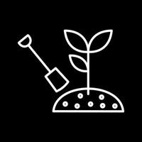 icono de vector de plantación