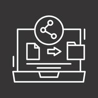 File Share Vector Icon