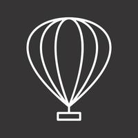 Hot Air Balloon Vector Icon